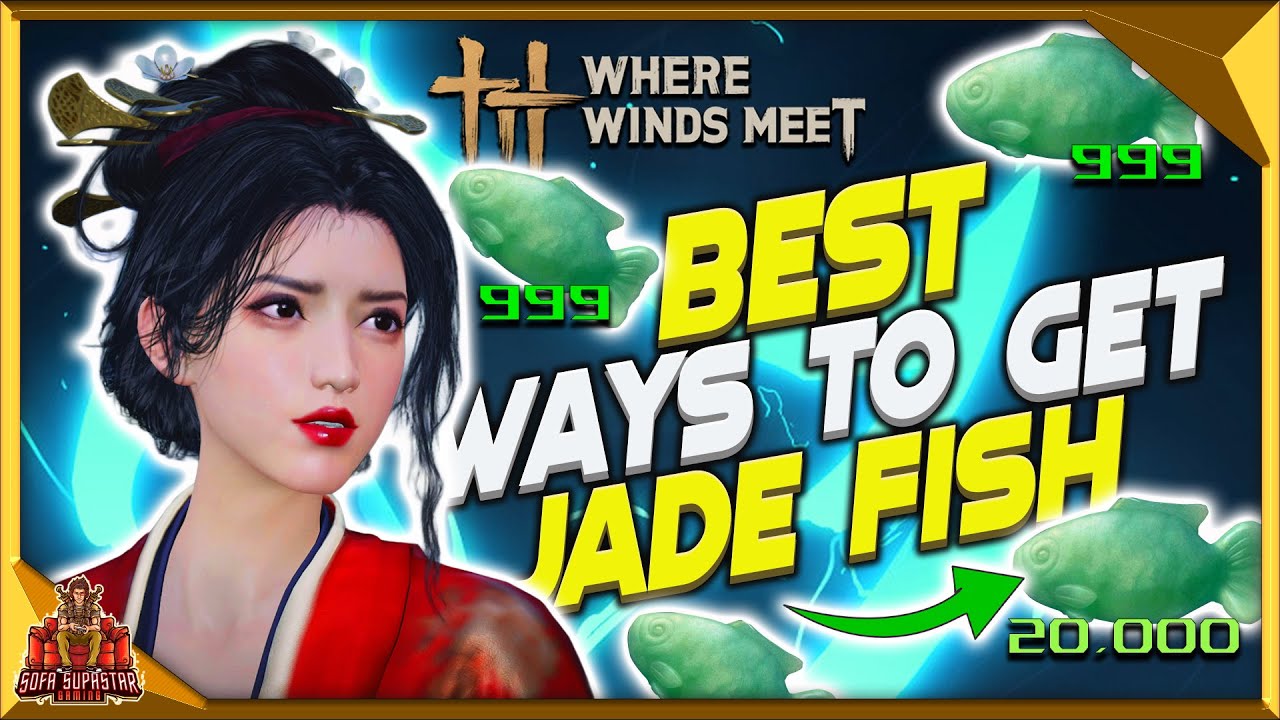 Где встречаются ветры: как быстро добыть нефритовую рыбу — лучшие способы легко добывать нефритов...