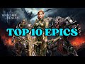 Top 10 best epic heros in watcher of realms