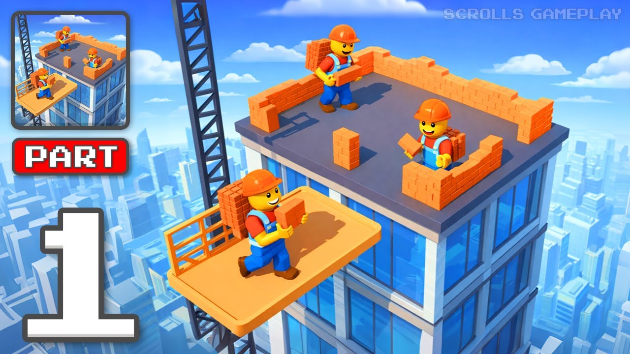 Build My Hotel with Super Hero - Gameplay Walkthrough Part 1 - Build Epic Hotels (iOS, Android)