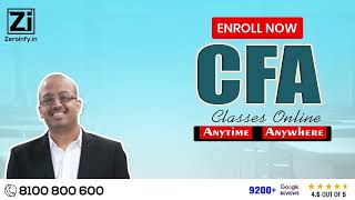 CFA All Levels Video Lectures by Sanjay Saraf Sir | Full Course Coverage