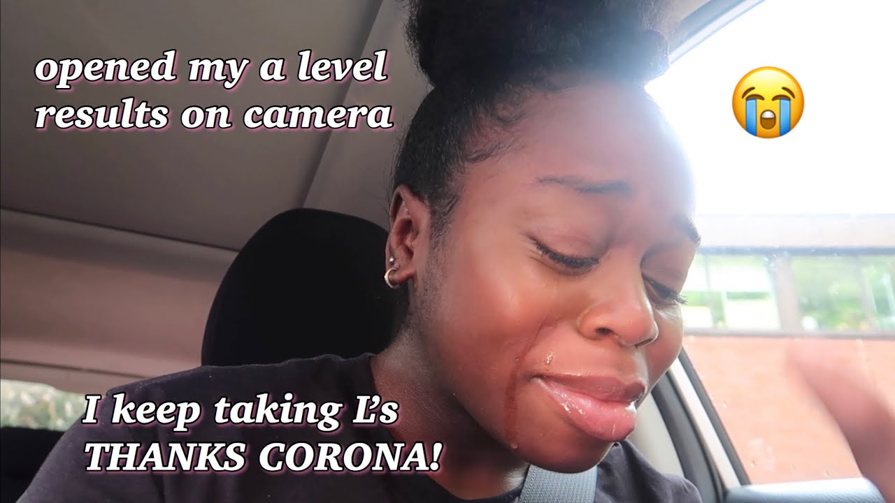 reacting to my a level results on camera vlog ( i have no idea why I’m ...