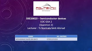 semiconductor (eoc gsa2)