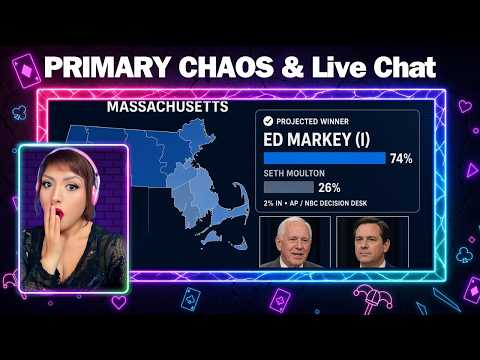 LIVE# 122 |  MASSACHUSETTS PRIMARY CHAOS — Kornacki, Markey vs. Moulton & Protest