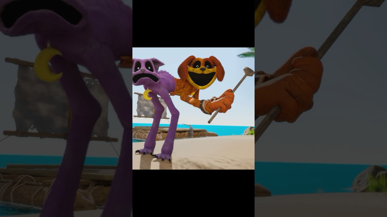 DogDay, stitched together with CatNap, saved Scarlet from Zookeeper! 