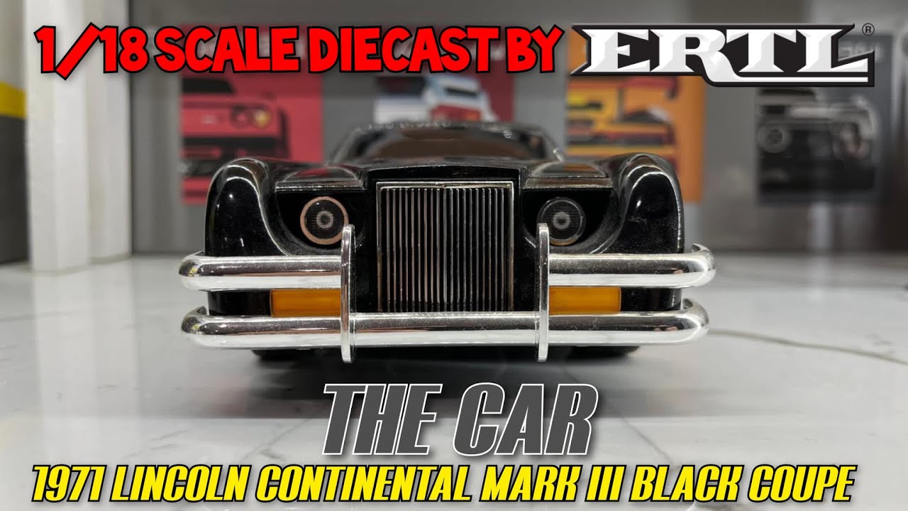 THE CAR 1971 Lincoln Continental Mark III Diecast Model in 1/18