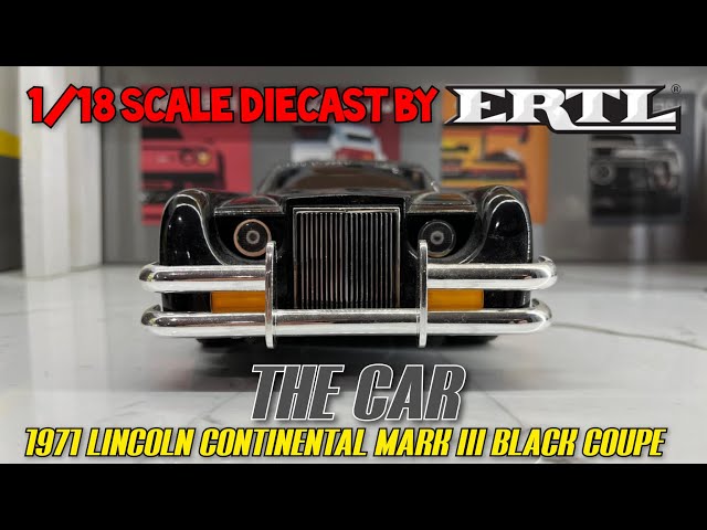 1:43 GLM Lincoln Mark III 1971 Black おもちゃ
