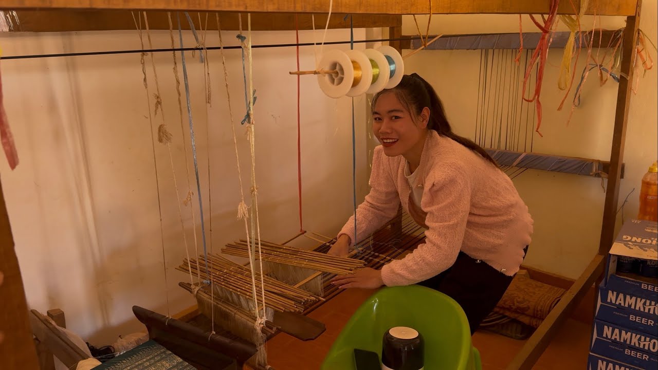 Took my mother and OT's family to go look for land for sale along the Mekong River.