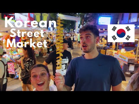 Korea Street Food Market | Korea Vlog pt. 4