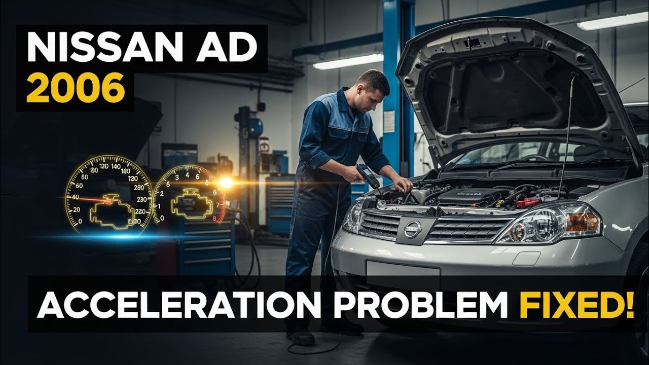 Nissan AD 2006 acceleration nahi Le rahi fault fix