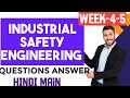 Unit 4-5 industrial safety engineering||Questions answer in hindi 