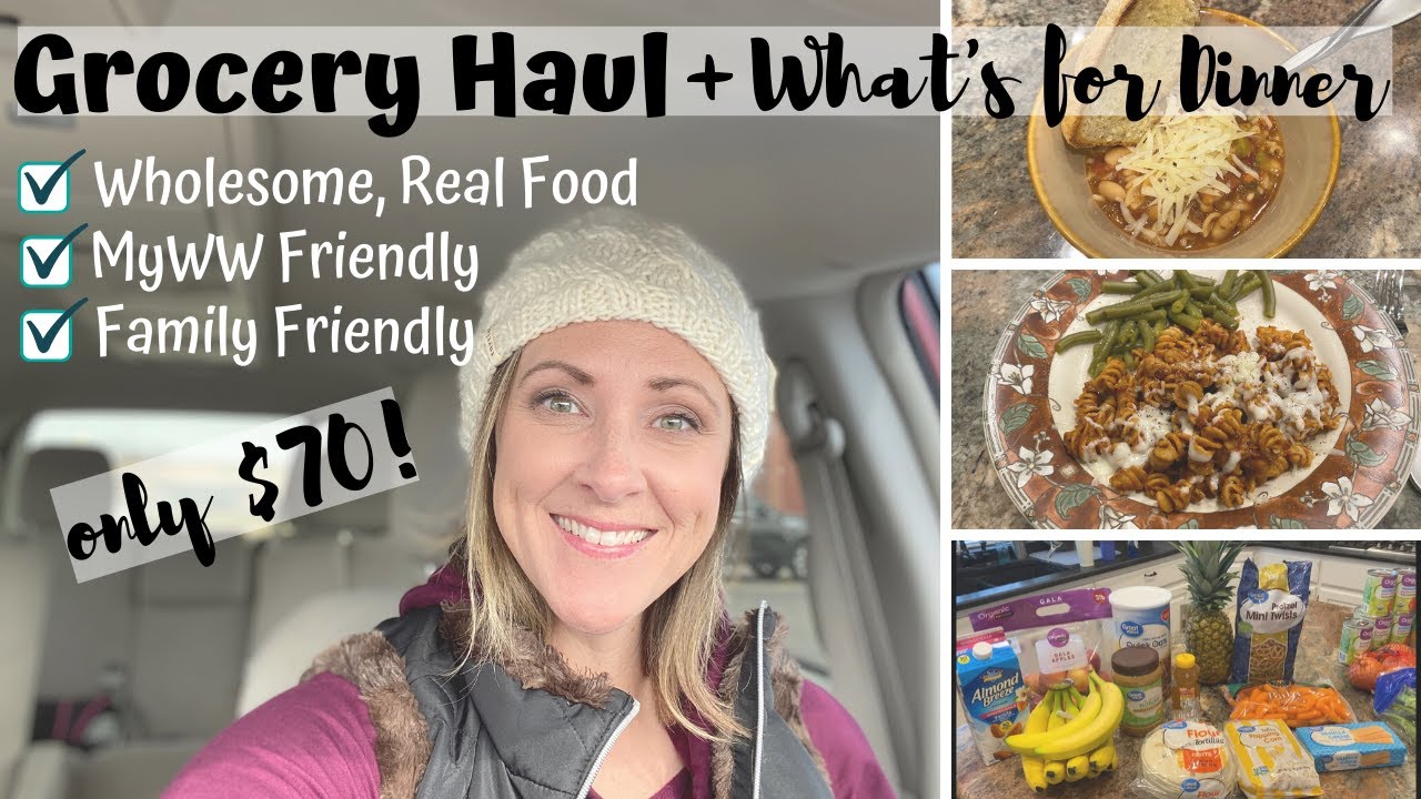 BUDGET GROCERY HAUL & MEAL PLAN // MOSTLY CLEAN, MYWW, & KID FRIENDLY