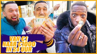 Van €1 naar €1000 in 24 uur | SUPERGENAKT