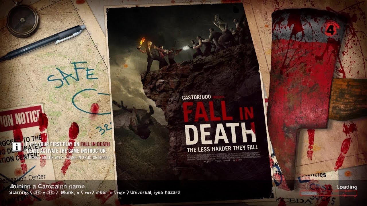 Left 4 Dead 2: Fall in Death (Rơi vào cõi chết) Custom Map + Dedicated Server | Rating:⭐⭐⭐⭐⭐