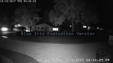 HDview 2.8mm - 4MP IP Camera Nighttime sample