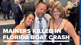 'A true zest for life': Community remembers Mainers killed in Florida boat crash