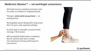 Best Tibial Nerve Implant Altaviva vs eCoin vs Revi Explained Urge Urinary Incontinence