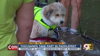 Thousands take part in Paddlefest