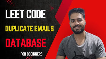 Duplicate Emails  | LeetCode | Database | Data Engineer | Problem Solving