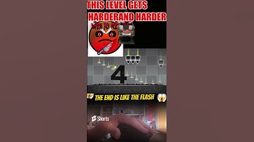 Geometry Dash: It Gets Harder and Harder and Harder and Harder #shorts