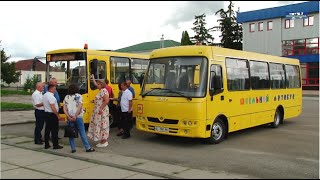 ДВА ШКІЛЬНИХ АВТОБУСИ ПРИДБАНО ДЛЯ УЧНІВ ВОЛОДАРСЬКОЇ ГРОМАДИ