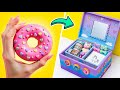 🍩 DIY Donut Organizer &amp; kreative Schreibwaren Hacks ✨