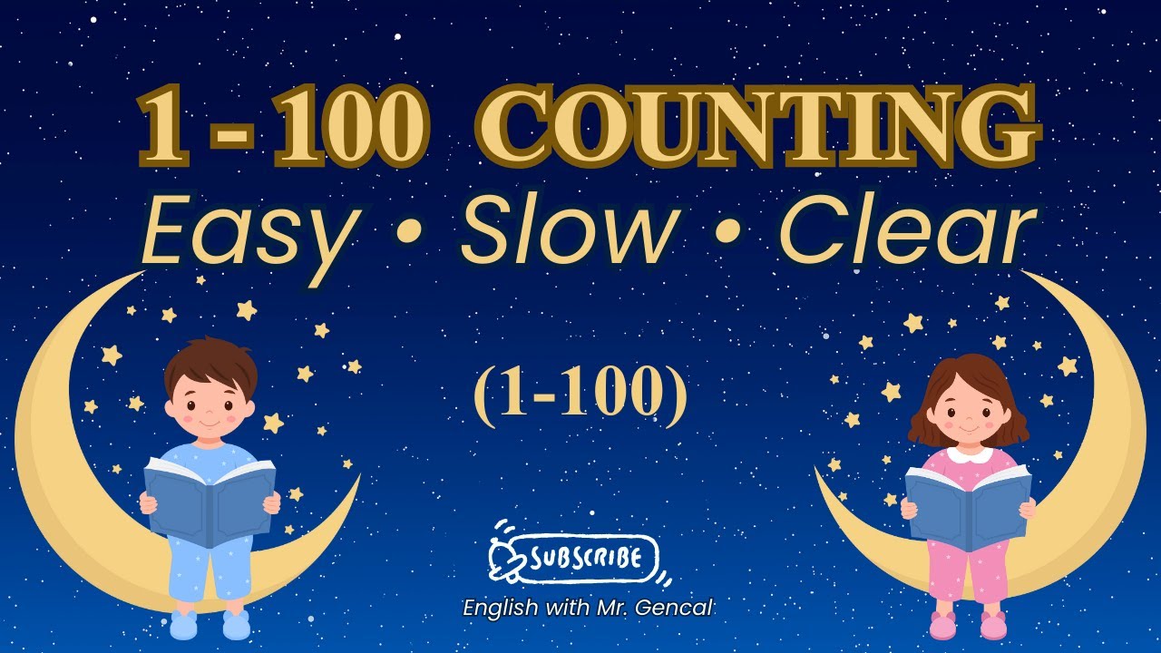 Learn English Numbers 1 to 100 | Slow & Clear Counting
