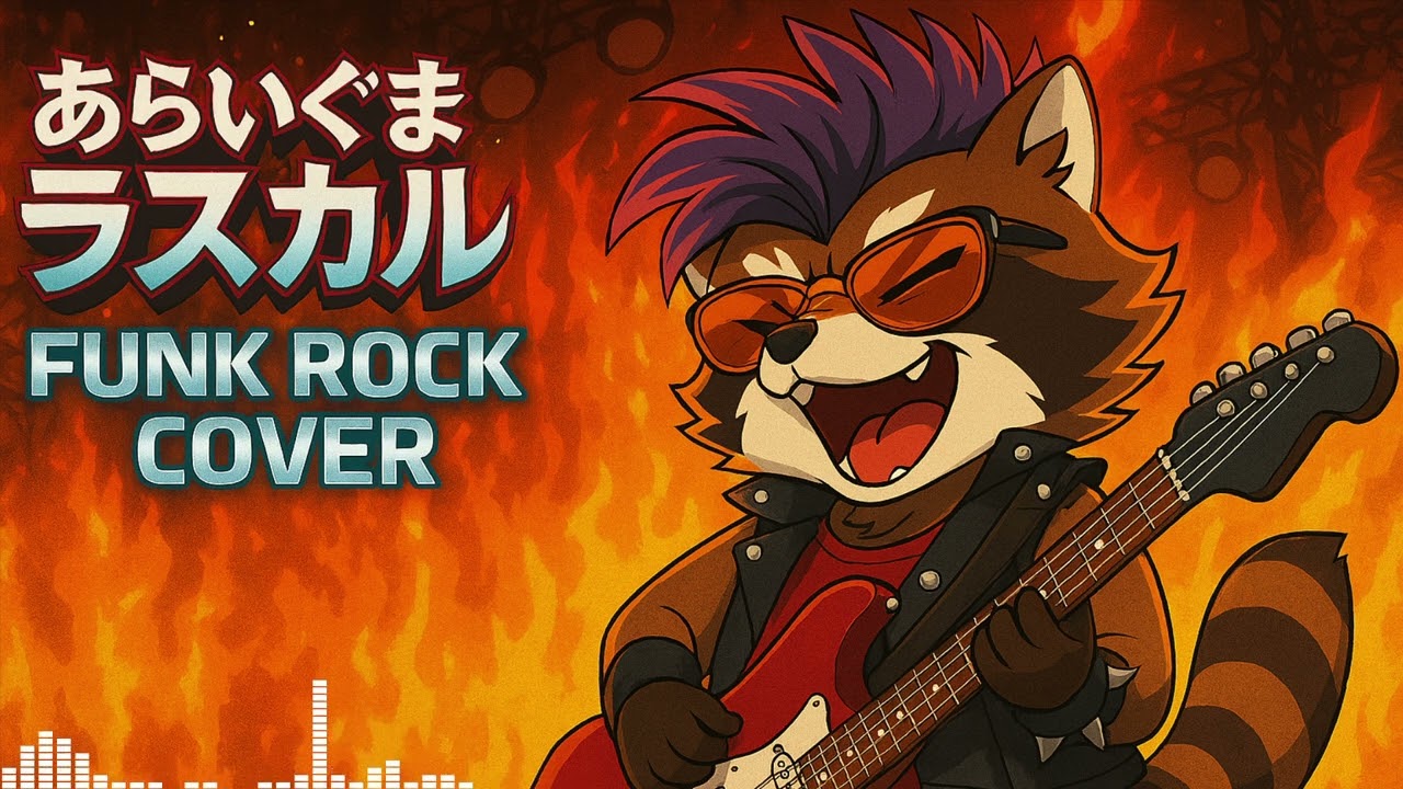 Rascal the Raccoon OP あらいぐまラスカル (Funk Cover) ロックリバーへ