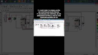 71-CADE SIMU V4+SIMULACIÓN 3D+CONTROLES ELÉCTRICOS:71-DIAGRAMA DE CONTROL DE UN ARRANQUE ESTRELLA