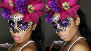 DIAMOND SUGAR SKULL MAKEUP TUTORIAL │MichelleCarterj