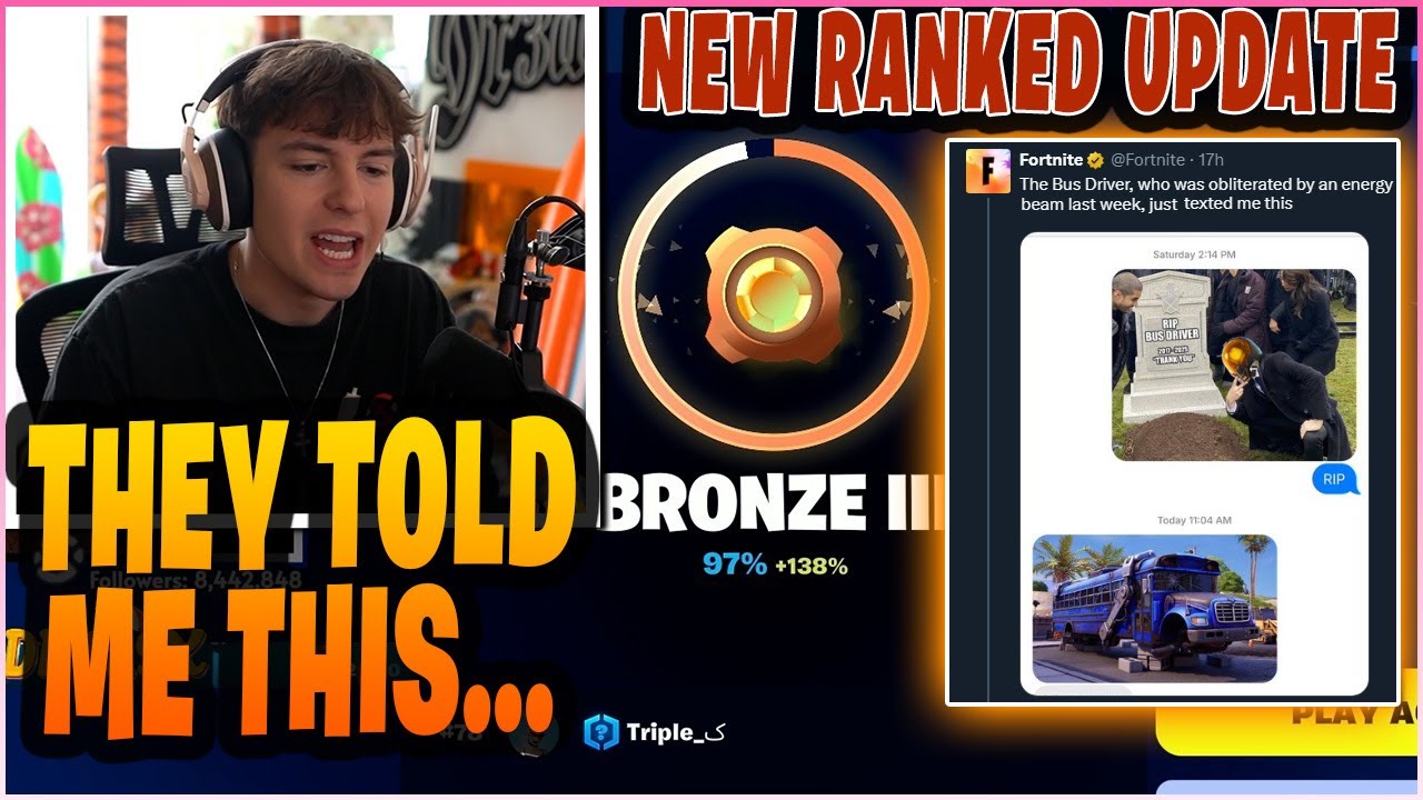 CLIX Shocked PLAYING NEW RANKED UPDATE In CHAPTER 7 & Reacts To THE ...