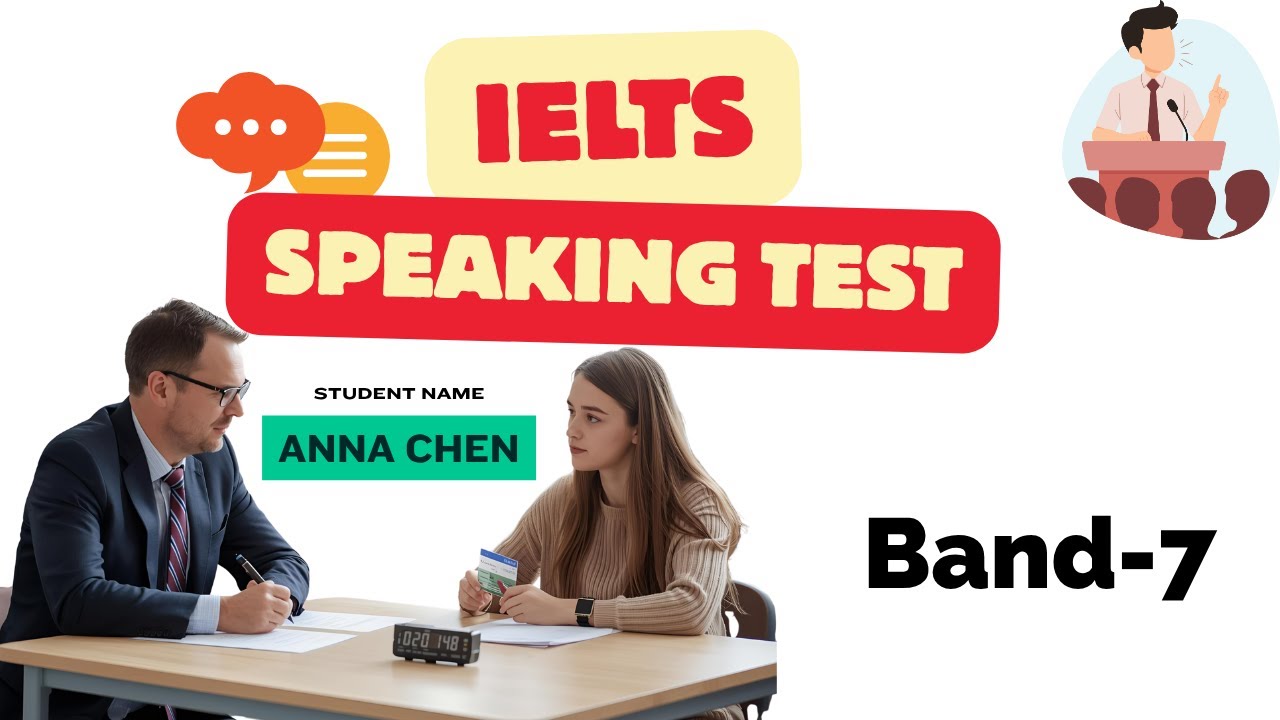 IELTS Speaking Mock Test Band 7.5 | Full Test & Feedback | Anna Chen ...