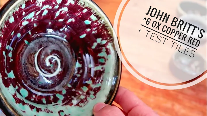 John Britt's cone 6 oxidation Copper red Recipe