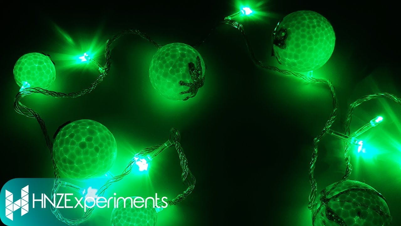 DIY STYROFOAM BALLS WITH CHRISTMAS LIGHTS YouTube