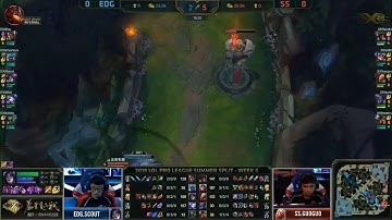Highlight EDG vs SS game 1: Thanh niên cười không thấy mặt trời và cái kết khi gặp SOFM