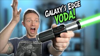 Yoda's Galaxy's Edge Legacy Lightsaber is AWESOME!