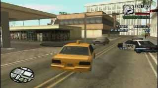 GTA San Andreas 50 taxi fares in a row without Paint&Spray