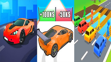 Race Master 3D VS Get the Supercar 3D VS Shape shifting - All Levels Gameplay Android iOS Ep 3