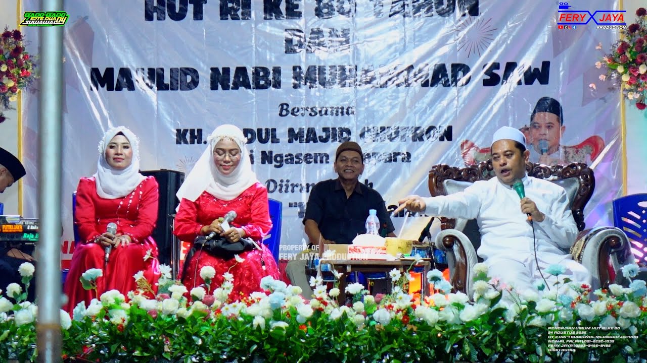 KH. ABDUL MAJID GHUFRON - PENGAJIAN HUT RI KE 80 PEMUDA GADO GADO RT 02 RW 04 SUWAWAL MLONGGO JEPARA