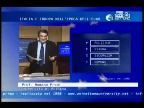 1/2 Lezione di Romano Prodi del 1998: "L'età dell'euro"