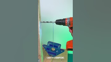 Perfect 90° Drilling Tutorial 👷‍♂️