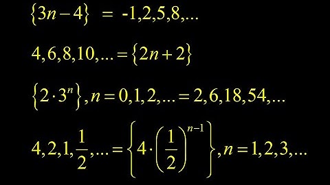 Arithmetic and geometric sequences:  introduction and examples.