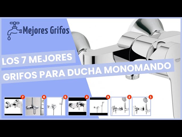 GROHE BauEdge - Grifo de baño - Mezclador monomando de ducha, válvula de  retención integrada, Cromo