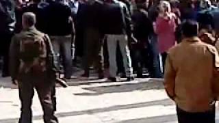 درعا مشاركة العصابات المسلحة في المسيرة العفوية1311
