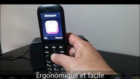 Téléphone Senior Maxcom mm740 www.telephones-senior.com