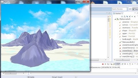 How to Create the Sea and a Terragen Terrain and Put them into Java 3D (with Source Code)