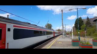57303 top and tailed with 57306 1z63 Morecambe to London KX, Lancaster 13/4/26