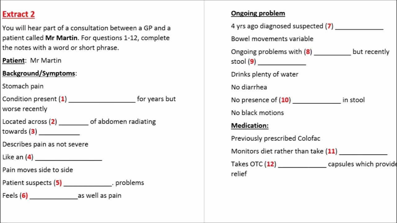 Oet listening practice test 7 youtube