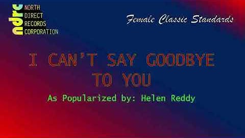 Helen Reddy - I Can