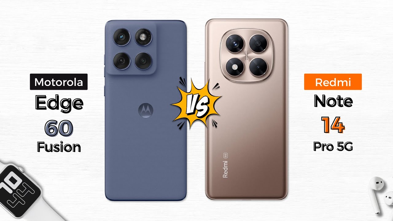 Redmi Edge Motorola Edge 60 Fusion vs Redmi Note 14 Pro 5G – Best Midrange Phone ...