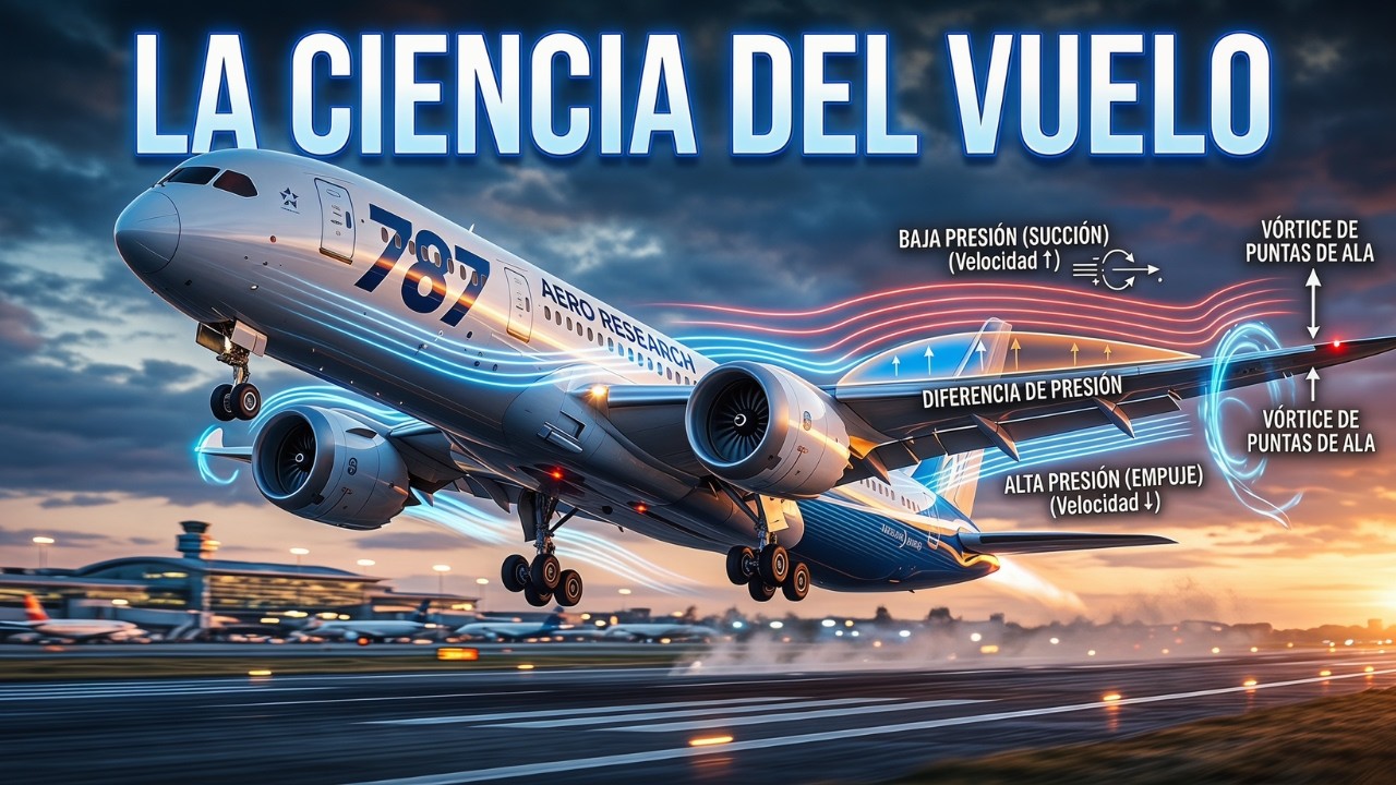 Cómo 300 Toneladas Se Elevan del Suelo | La Física Real del Vuelo
